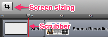 ScreenFlow screen sizing icon